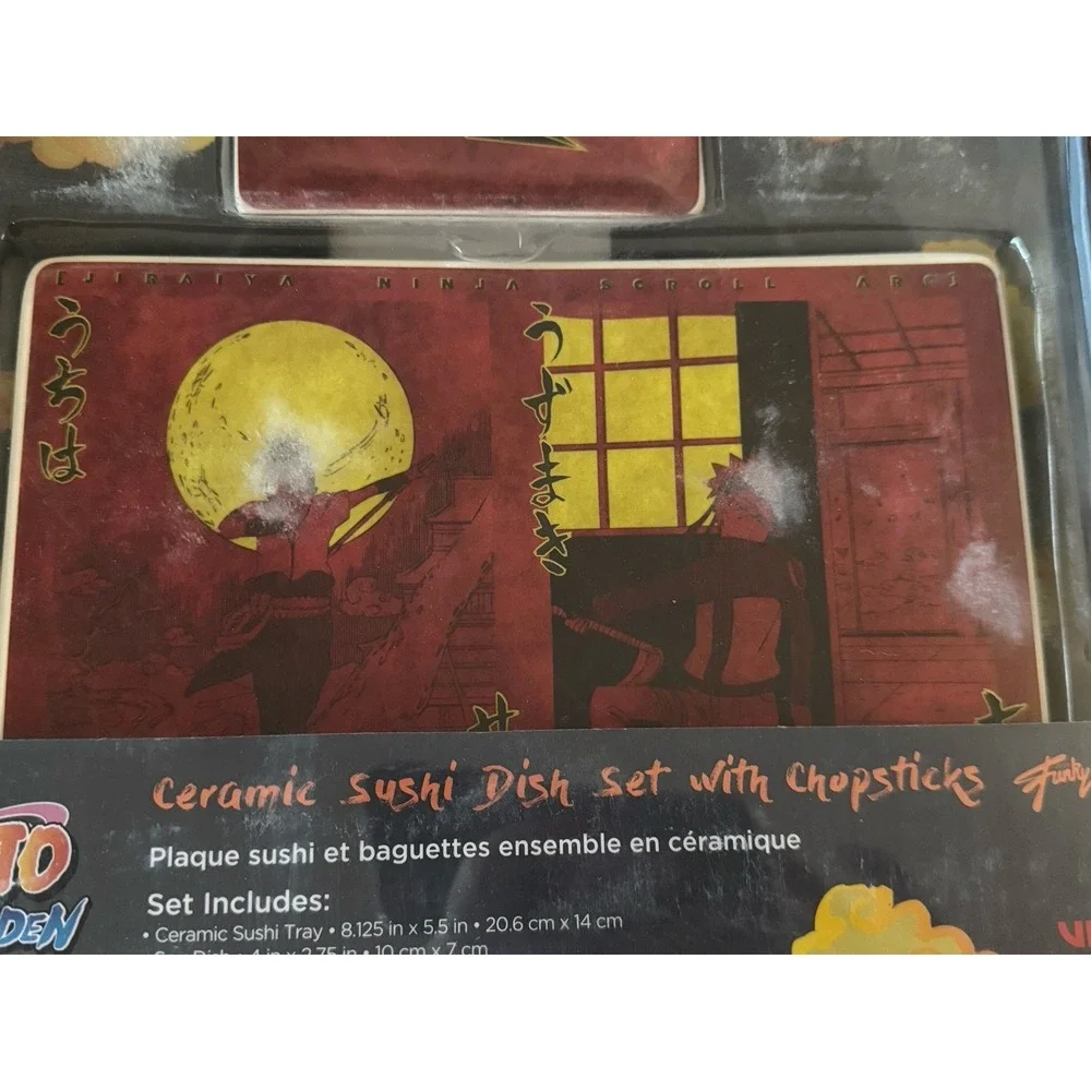 Naruto‎ Shippuden Exclusive Ninja Scroll Sushi Set - New!